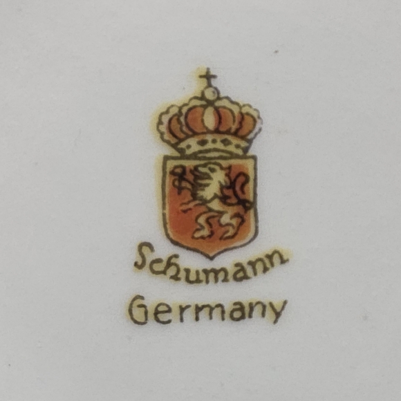 Schumann Lidded Bowl Dresden Flowers Trinket Box Vintage - Picture 13 of 14